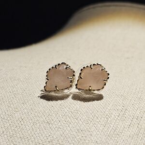 Kendra Scott Gold and Blush Earrings